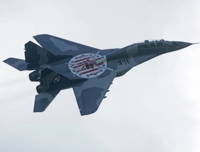 MiG-29UB z Mińska Mazowieckiego