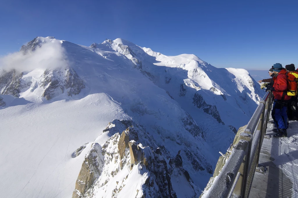 Punkt widokowy na Mont Blanc