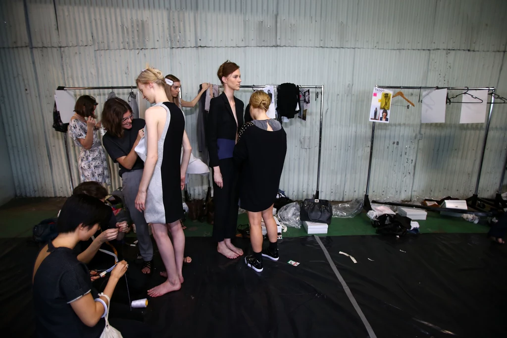 Modelki - backstage Modelki - backstage
