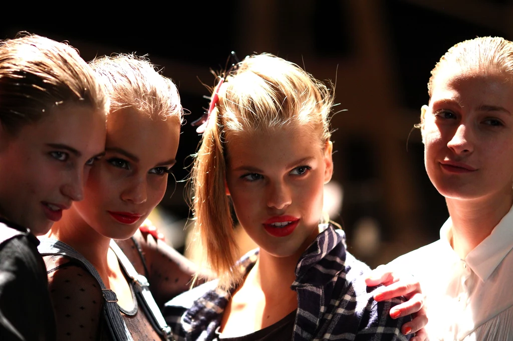Modelki - backstage Modelki - backstage