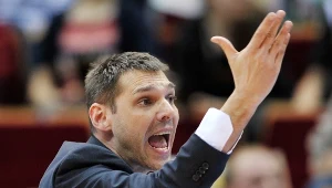 Trener koszykarzy PGE Turów Zgorzelec Miodrag Rajkovic 