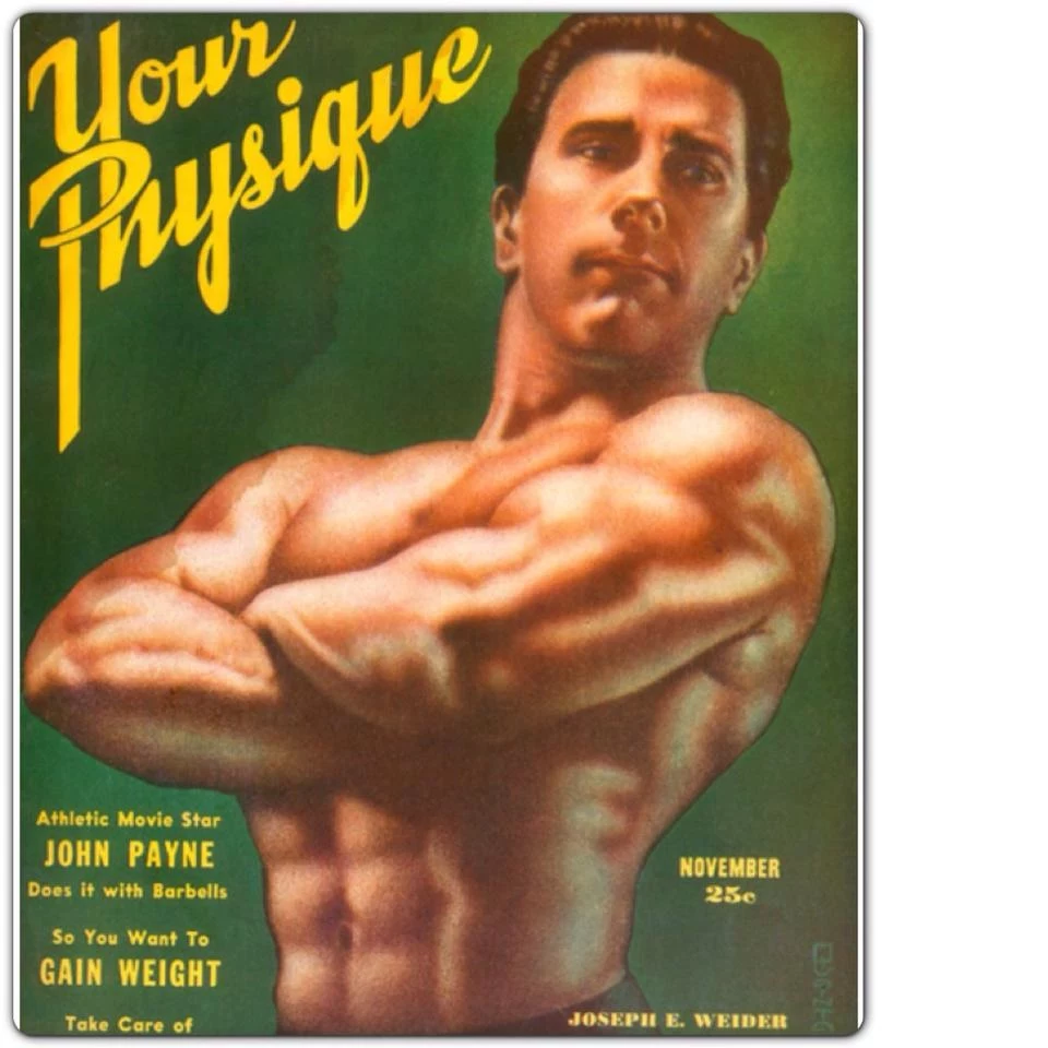 Joe Weider na okładce swojego magazynu "Your Physique"