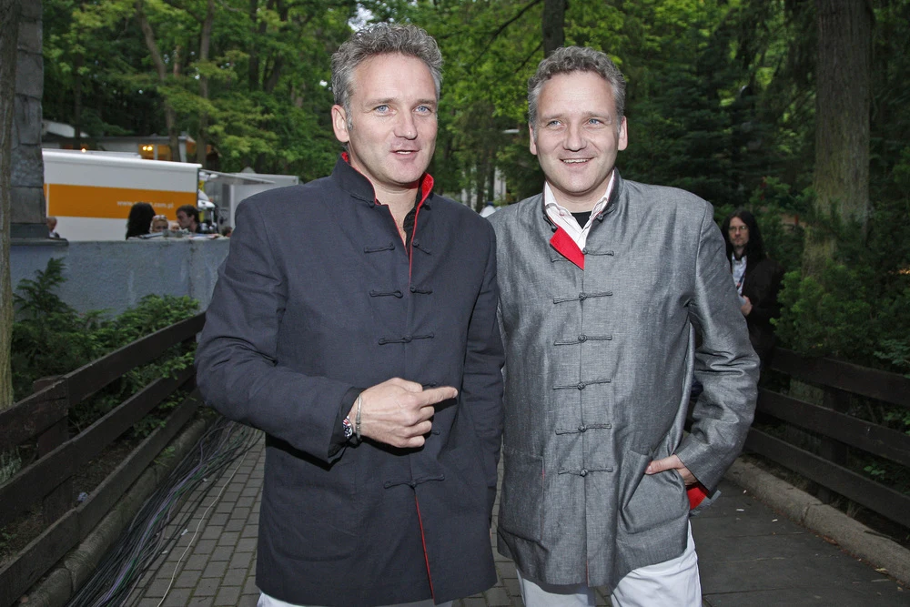 Jarek Kret z bratem Jackiem Jarek Kret z bratem Jackiem