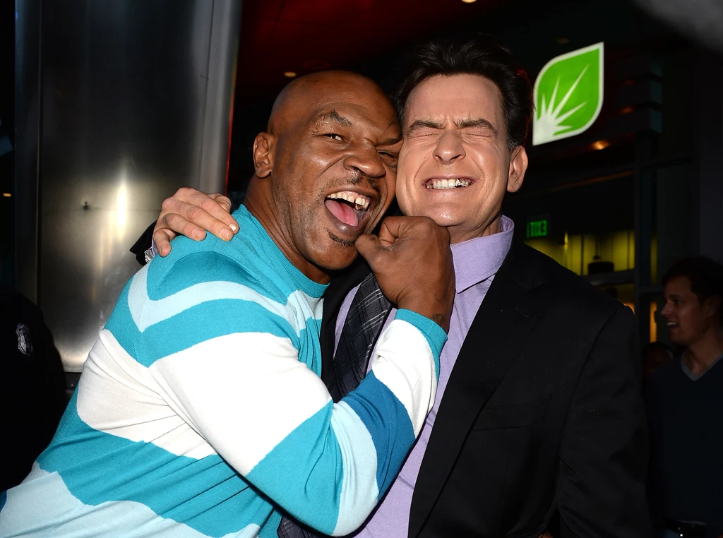 Mike Tyson i Charlie Sheen Mike Tyson i Charlie Sheen