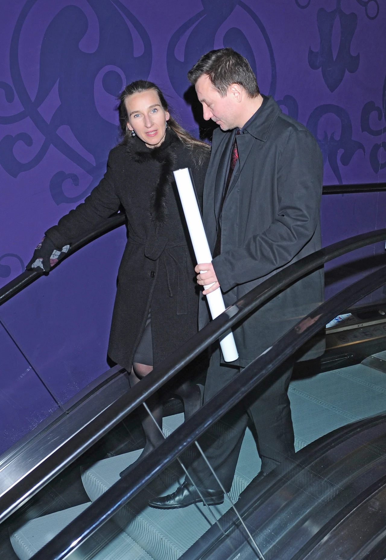 Robert Więckiewicz z żoną Robert Więckiewicz z żoną