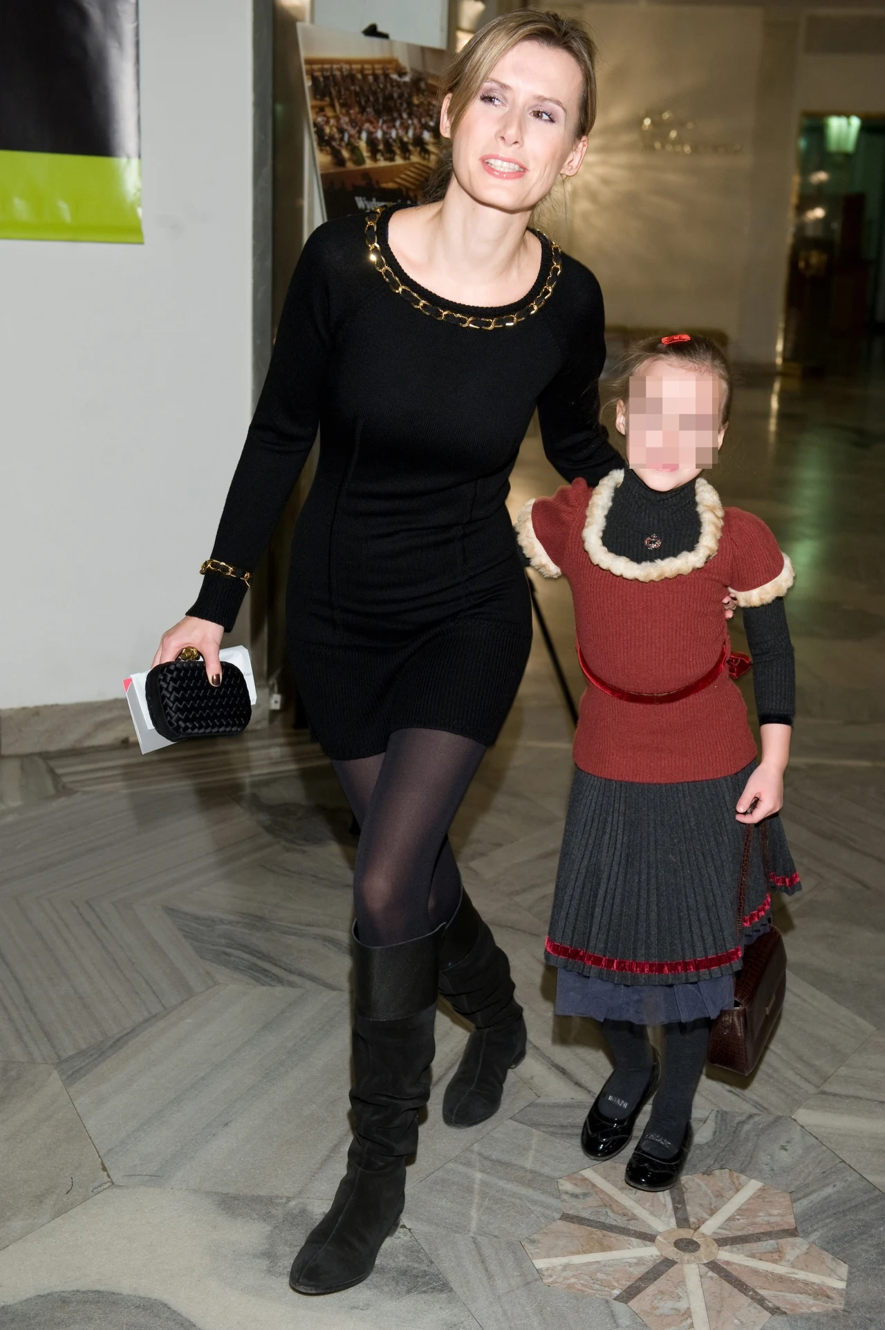 Olga Fibak z córką