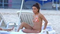 Eva Longoria na plaży w Rio