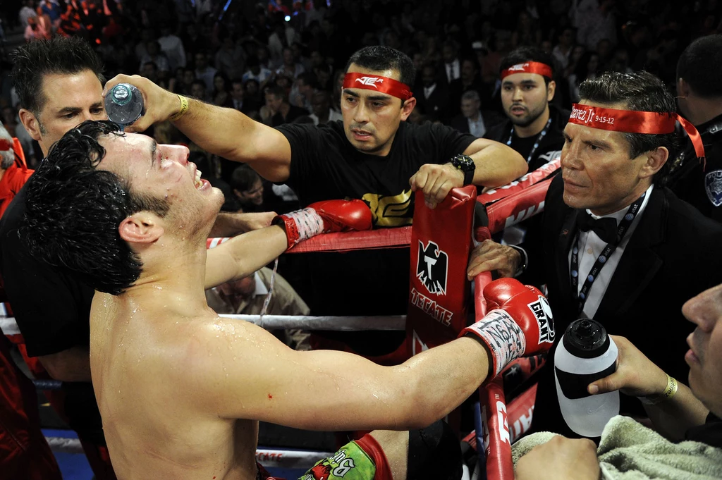 Julio Cesar Chavez Jr ze swoim utytułowanym ojcem
