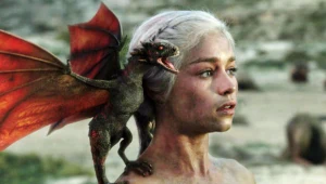 Daeneris i smok w 3. sezonie "Gry o tron"