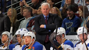 Ken Hitchcock na ławce St. Louis Blues
