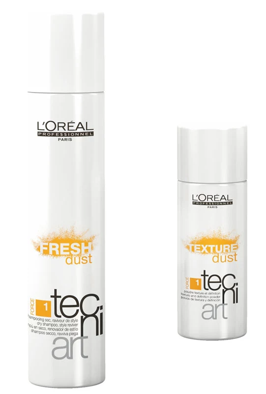 Suchy szapmon Fresh Dust i puder teksturyzujący Texture Dust L'Oréal Professionnel 