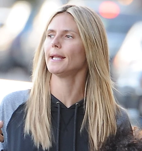 Heidi Klum bez makijażu Heidi Klum bez makijażu