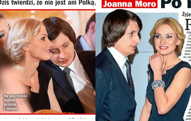 Zdjęcia Joanny Moro z mężem opublikował magazyn "Życie na Gorąco" Zdjęcia Joanny Moro z mężem opublikował magazyn "Życie na Gorąco"