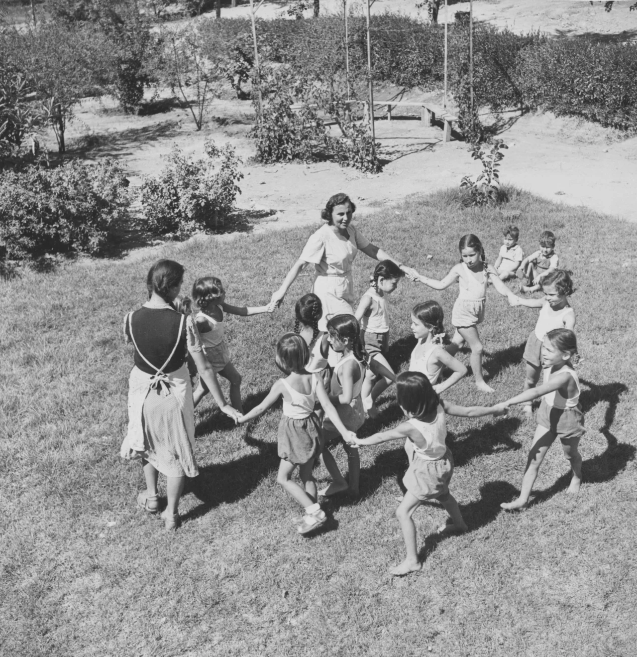 Życie codzienne dzieci w kibucach, 1950 Życie codzienne dzieci w kibucach, 1950