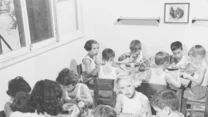 Życie codzienne dzieci w kibucach, kibuc Givat Brenner  1950