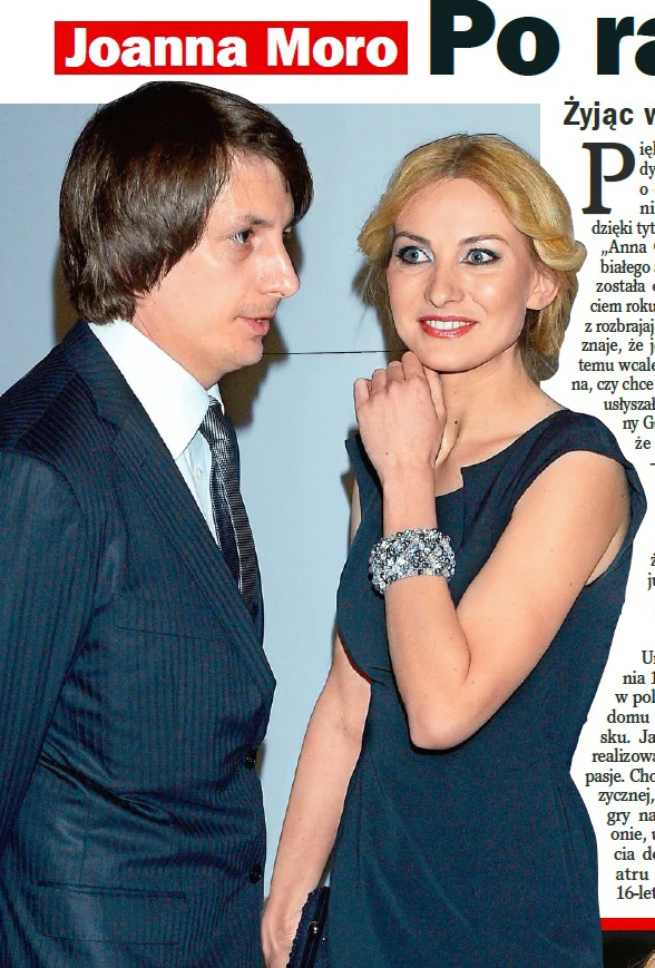 Joanna Moro z mężem - zdjęcia opublikował magazyn "Życie na Gorąco" Joanna Moro z mężem - zdjęcia opublikował magazyn "Życie na Gorąco"