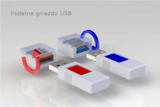 Podatne gniazdo USB typu A Fot. AGH.edu.pl