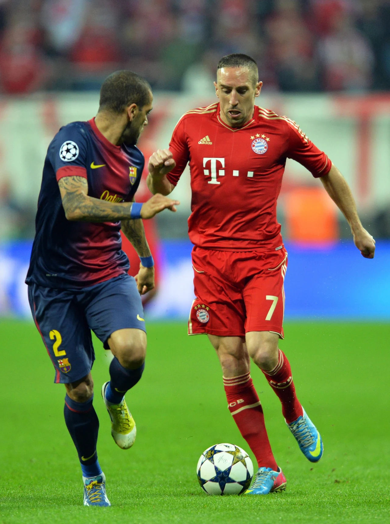 Kibice na Allianz Arenie w Monachium byli świadkami wspaniałego widowiska Kibice na Allianz Arenie w Monachium byli świadkami wspaniałego widowiska