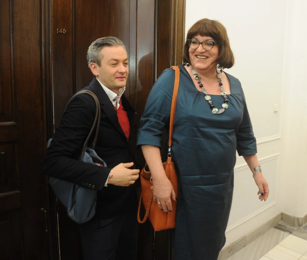 Robert Biedroń i Anna Grodzka Robert Biedroń i Anna Grodzka