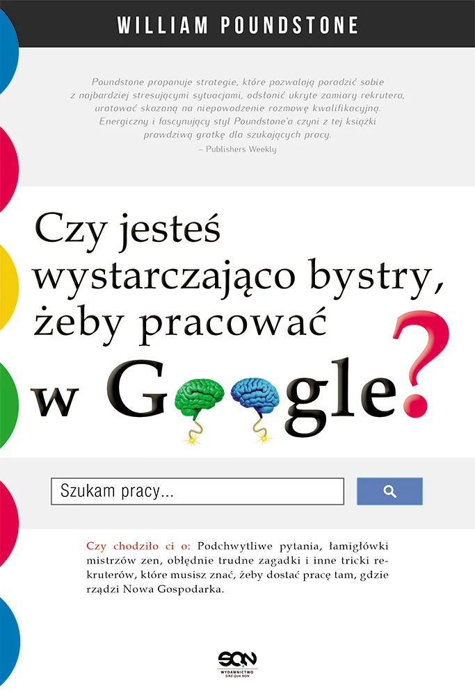 Czy jesteś wystarczająco bystry, żeby pracować w Google?