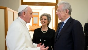 Papież Franciszek i Mario Monti