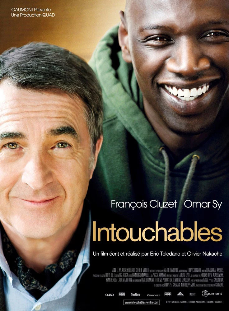 Omar Sy - plakat filmu "Nietykalni" Omar Sy - plakat filmu "Nietykalni"