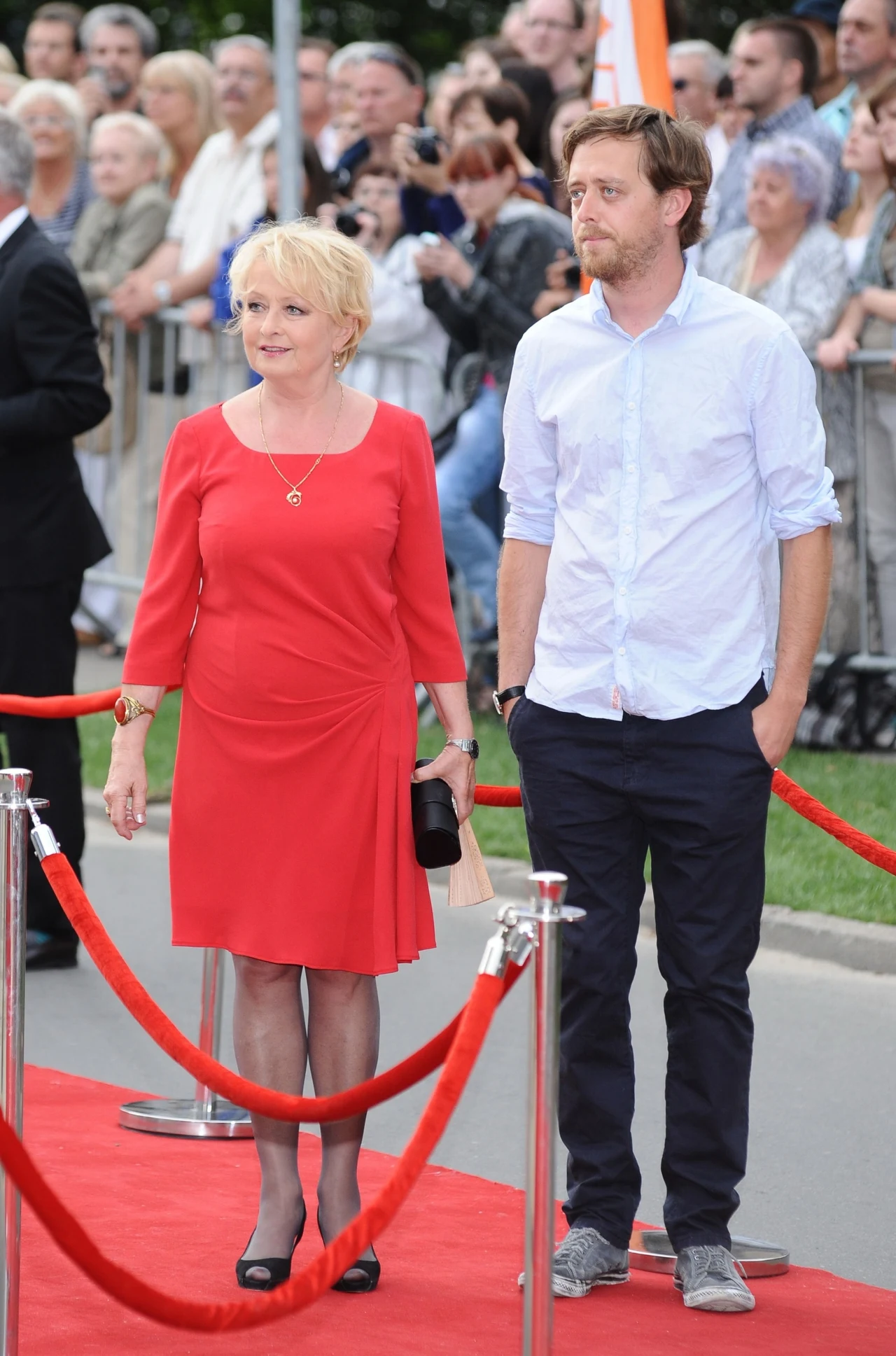 Magda Zawadzka i syn Jan Magda Zawadzka i syn Jan