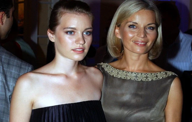 Małgorzata Foremniak z córką Olą Małgorzata Foremniak z córką Olą