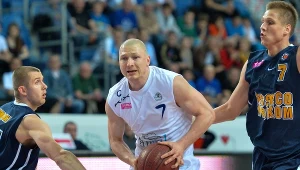 Z piłką Krzysztof Szubarga