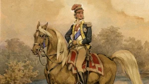 Książę Józef Poniatowski na akwareli Juliusza Kossaka