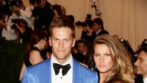 Gisele Bündchen z mężem Tomem Bradym.