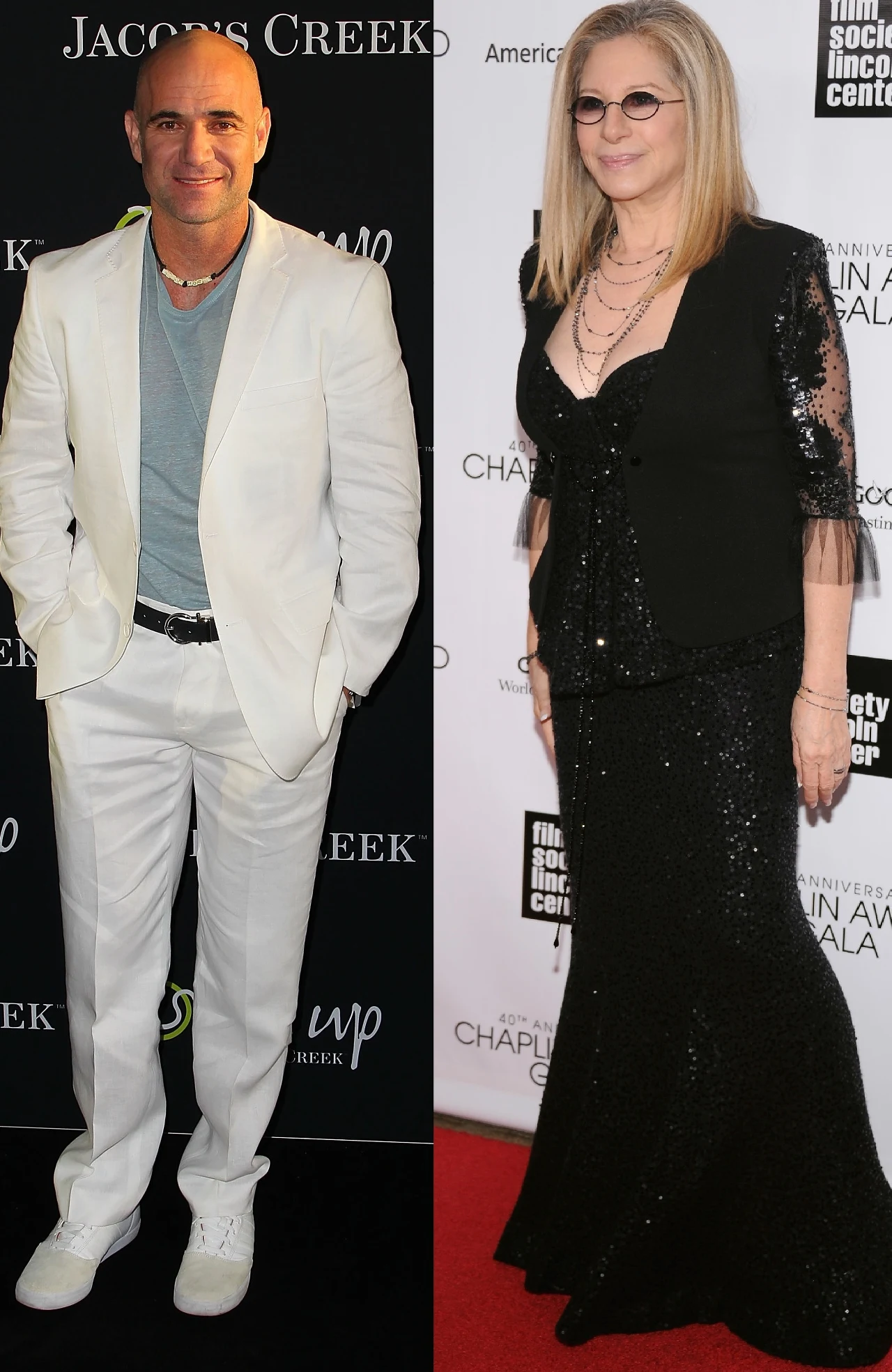 Andre Agassi i Barbra Streisand Andre Agassi i Barbra Streisand