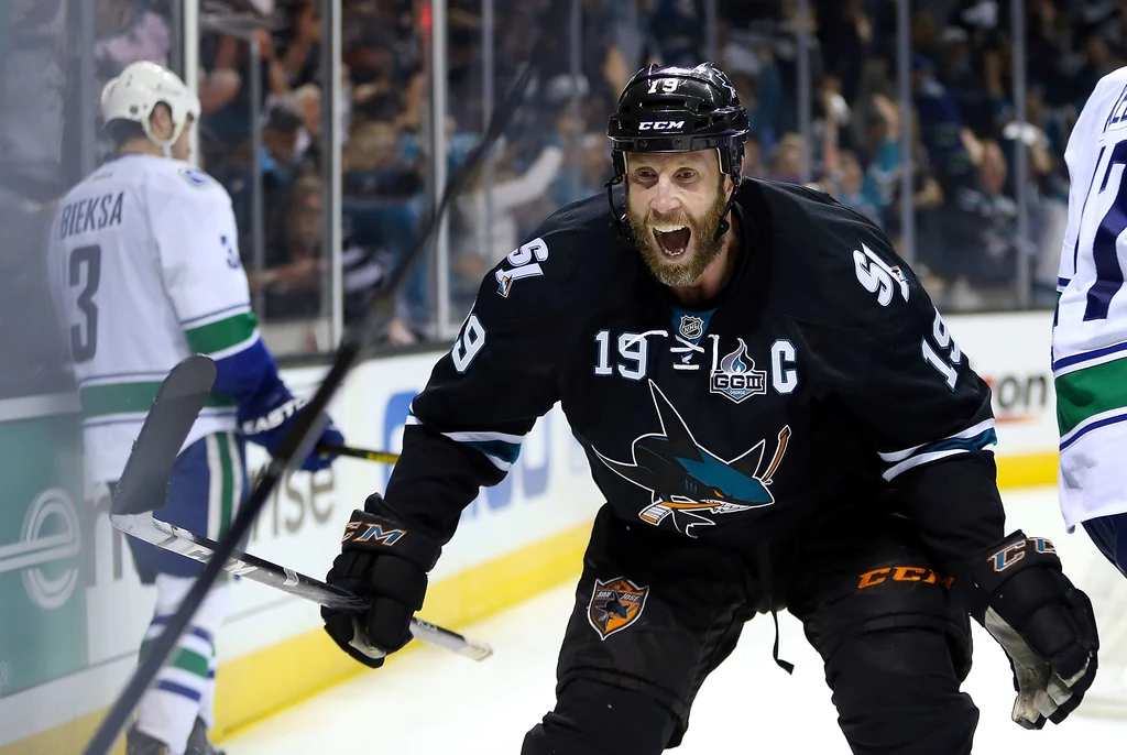 Joe Thornton z San Jose Sharks Joe Thornton z San Jose Sharks