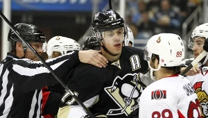 Jewgienij Małkin (w czarnym stroju)