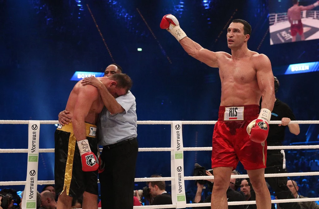 Władimir Kliczko i jego ostatnia ofiara Francesco Pianeta