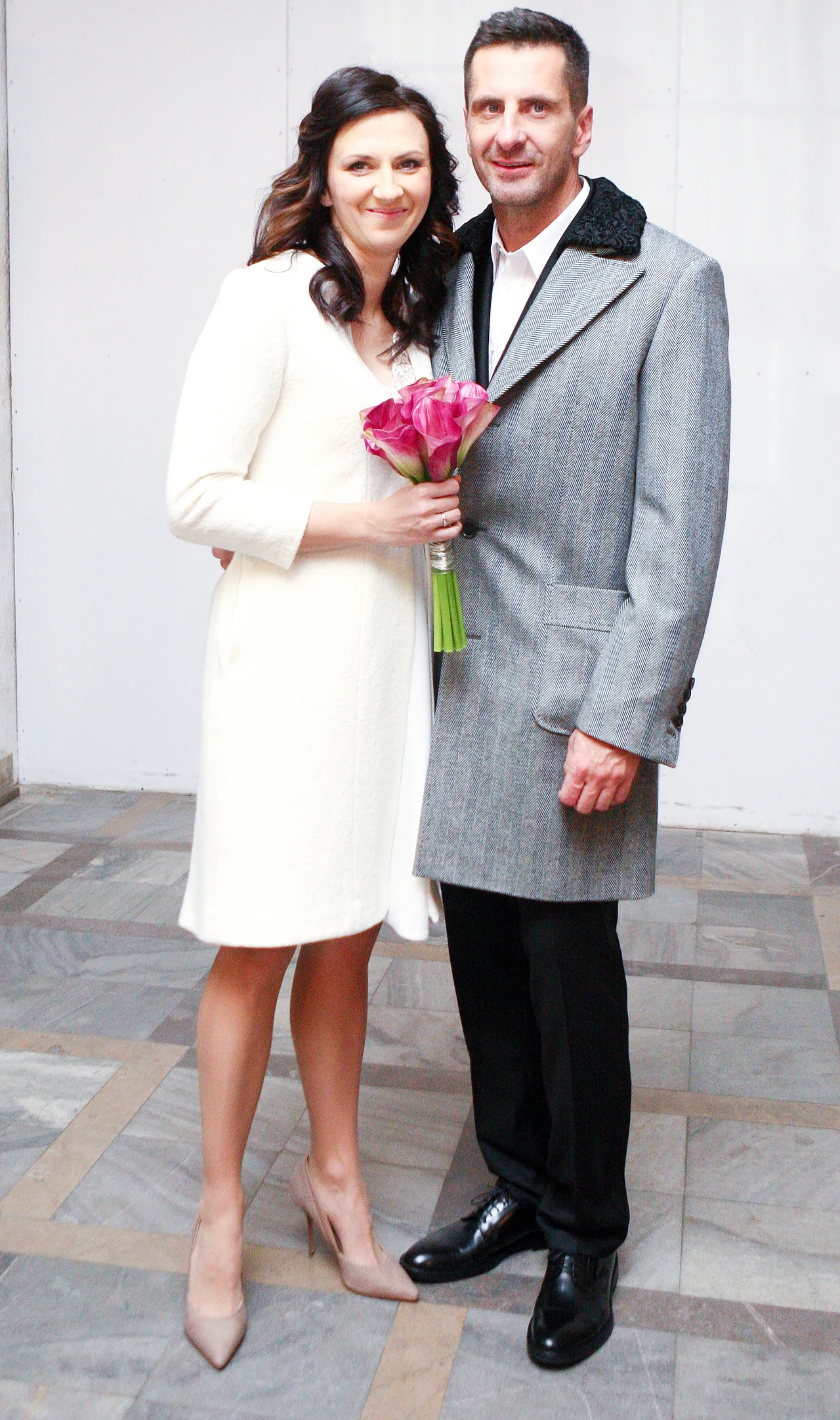 Monika Pyrek i Norbert Rokita w dniu ślubu Monika Pyrek i Norbert Rokita w dniu ślubu