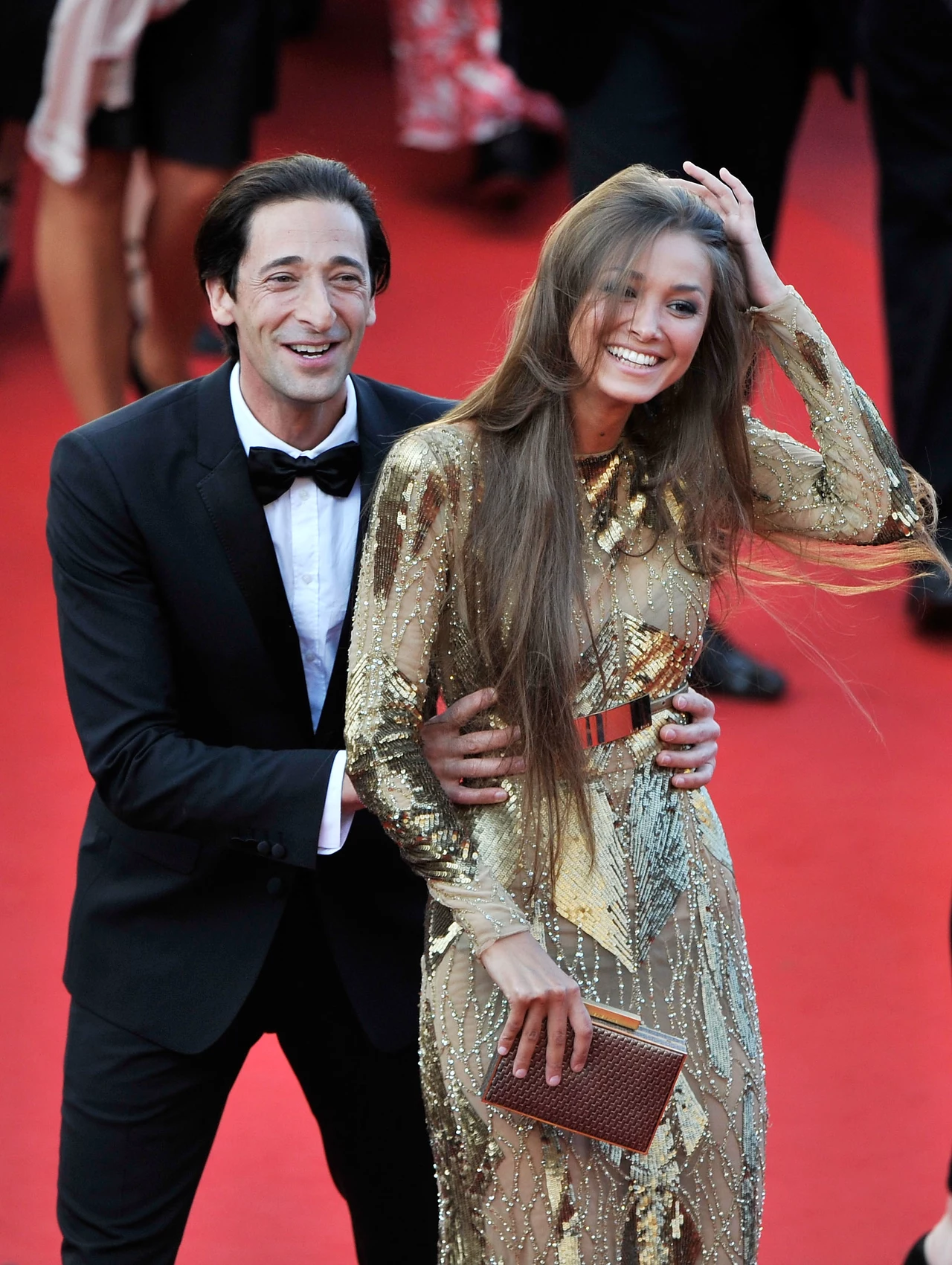 Adrien Brody i Lara Lieto w Cannes Adrien Brody i Lara Lieto w Cannes