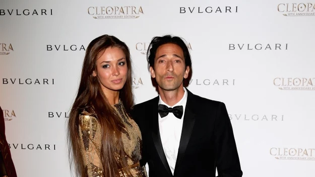 Adrien Brody i Lara Lieto w Cannes