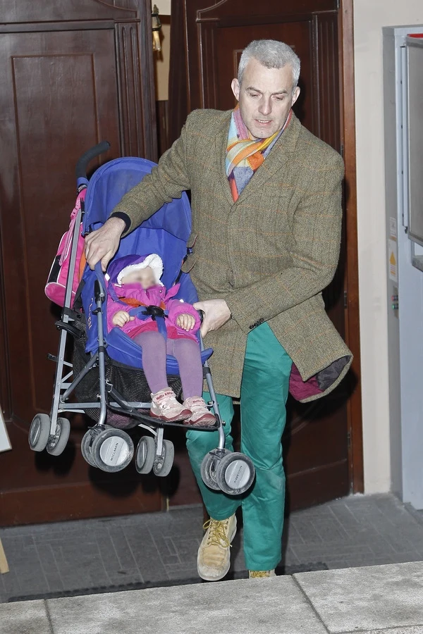 Hubert z córeczką Hubert z córeczką