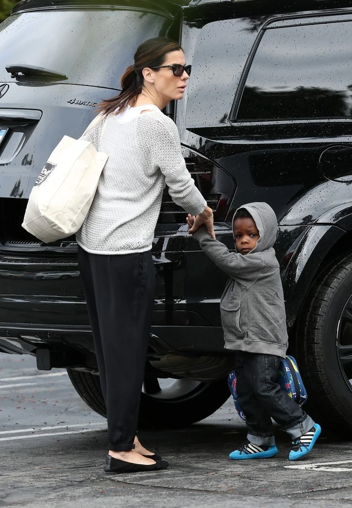 Sandra Bullock z synkiem 