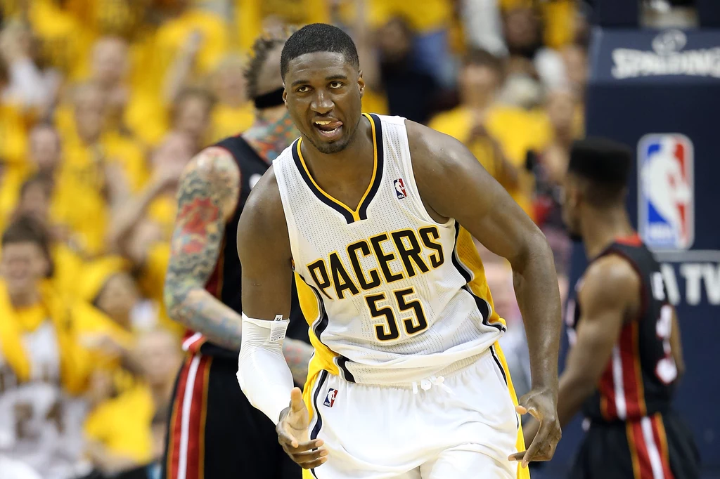 Roy Hibbert z Indiana Pacers Roy Hibbert z Indiana Pacers