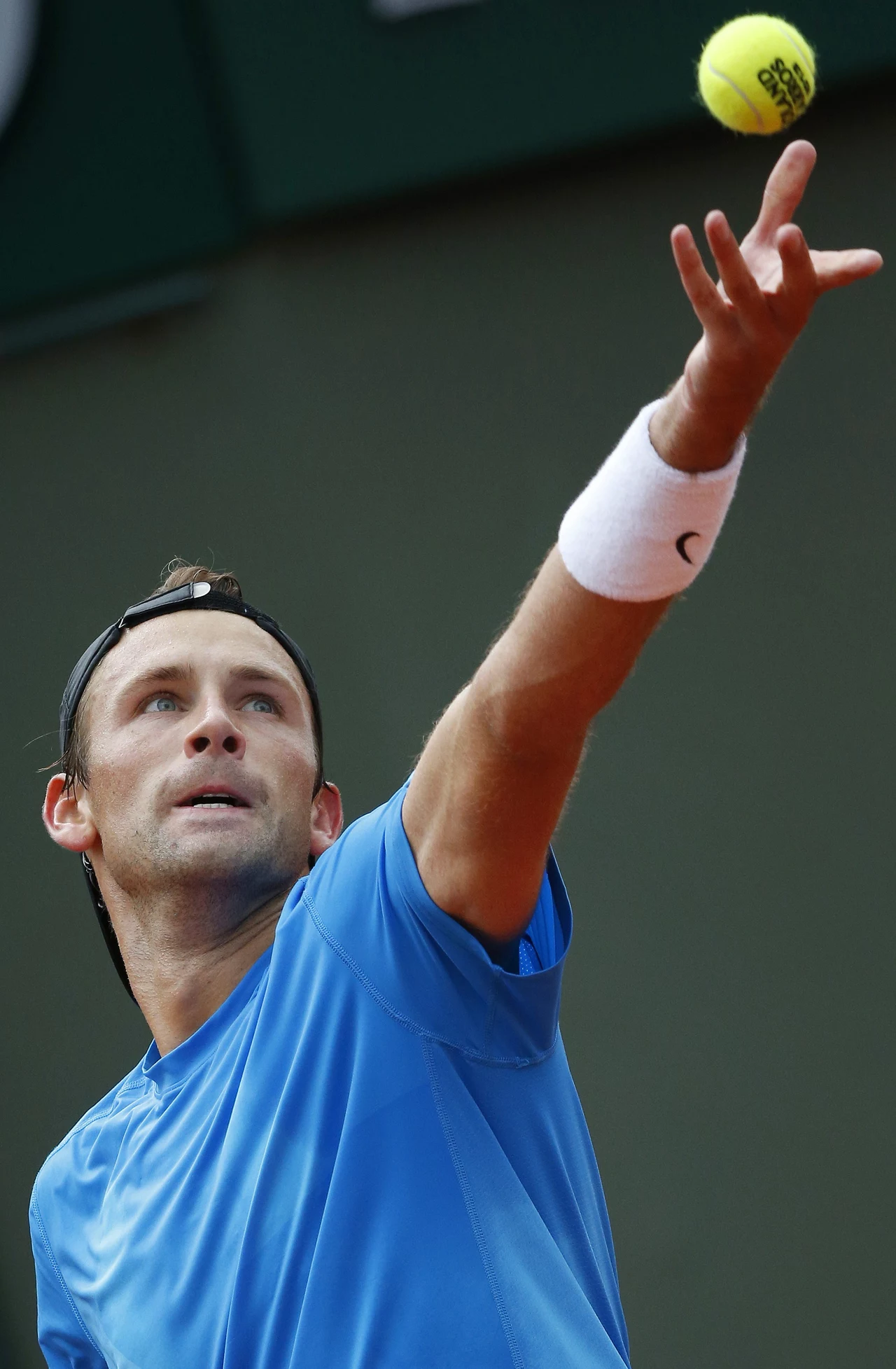 Łukasz Kubot w akcji.