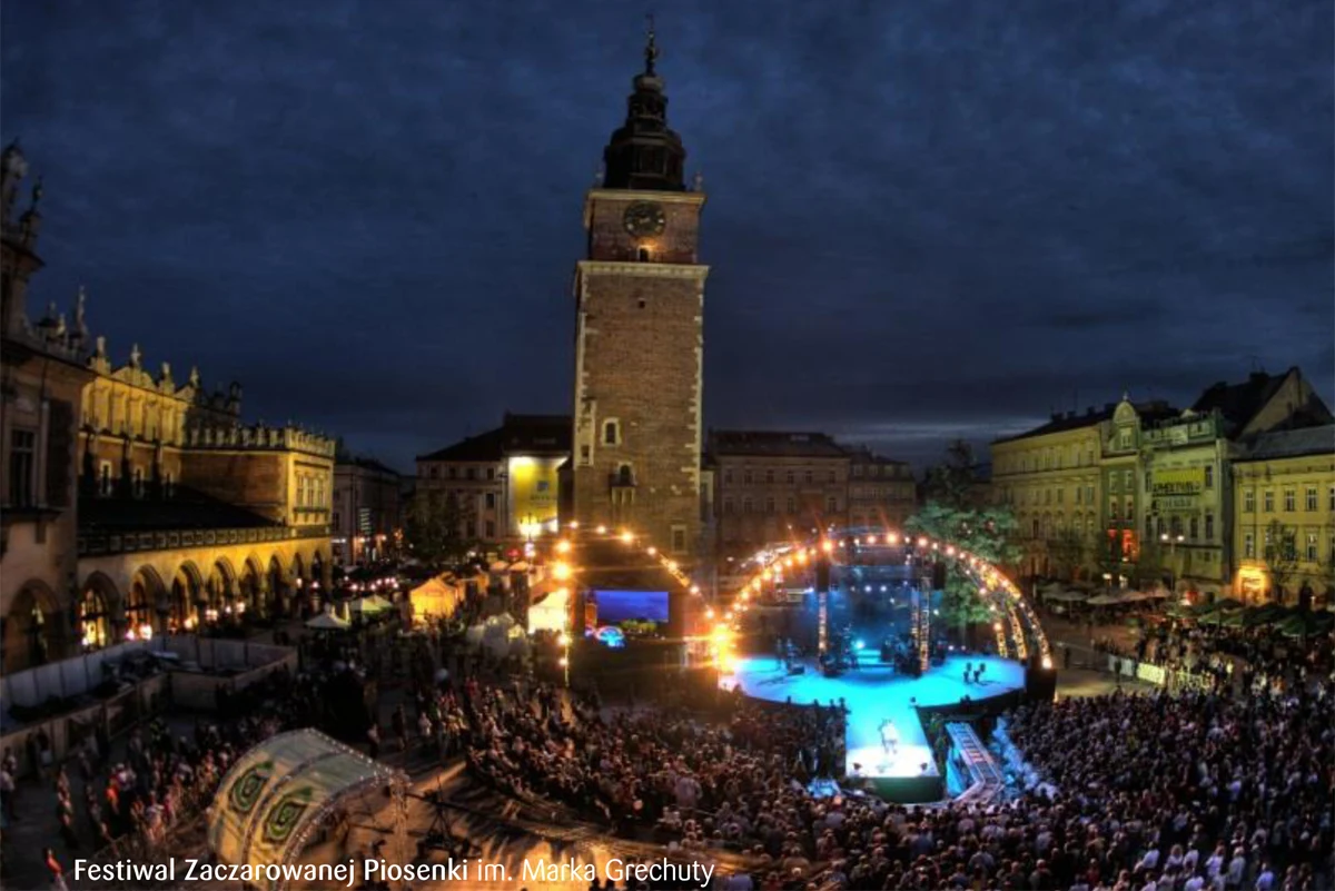 Festiwal odbywa się od 9 lat w czerwcu na Rynku Głównym w Krakowie Festiwal odbywa się od 9 lat w czerwcu na Rynku Głównym w Krakowie