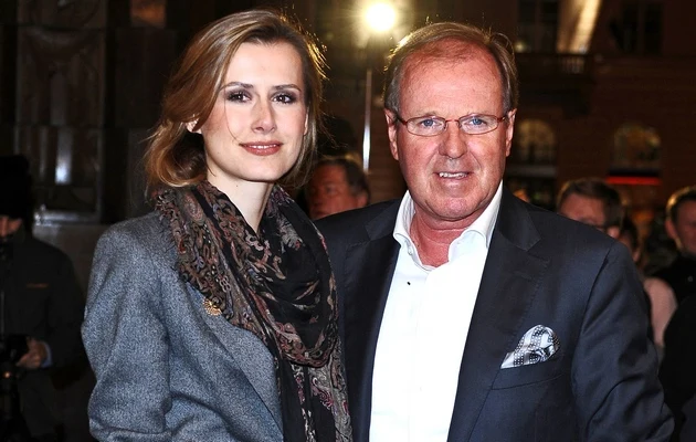 Wojciech Fibak i żoną Olgą Wojciech Fibak i żoną Olgą