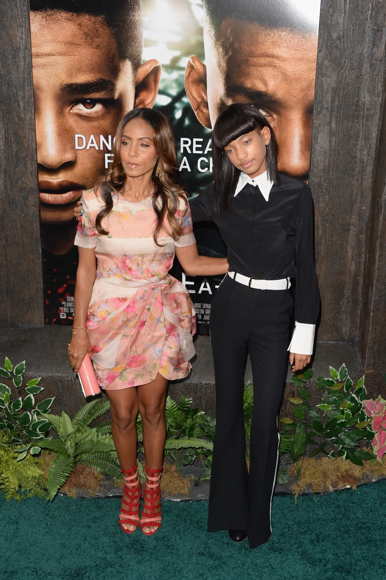 Jada Pinkett Smith; Willow Smith Jada Pinkett Smith; Willow Smith