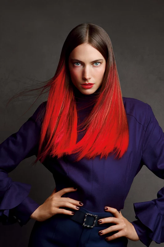 Trendy Schwarzkopf 2013: Sleek colour