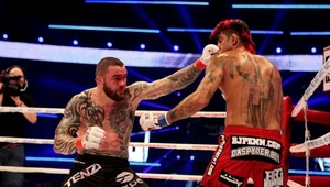 Michał Materla (z lewej) kontra Kendall Grove