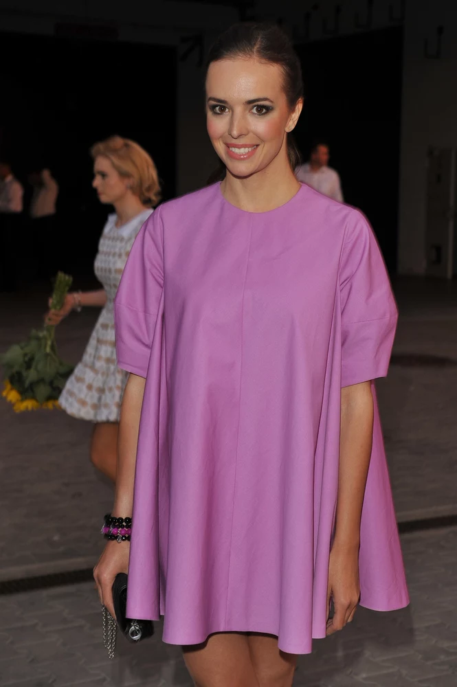 Anna Wendzikowska na pokazie Simple Anna Wendzikowska na pokazie Simple