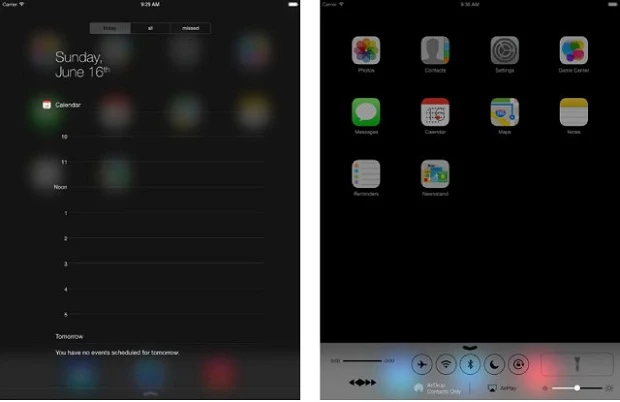 iOS 7 na iPadzie