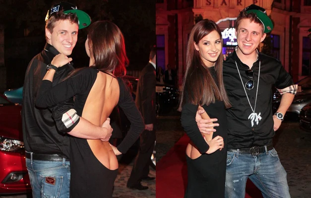 Pikej pozuje z Patrycją Wojnarowską Pikej pozuje z Patrycją Wojnarowską